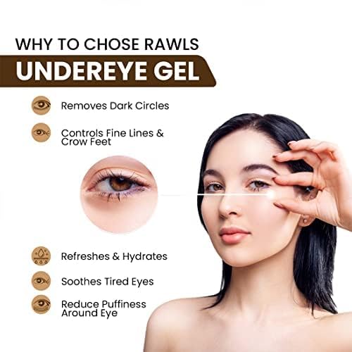 5% Caffeine Eye Serum and Under Eye Roller Cream for Dark Circles and Puffiness, Caffeine Eye Cream with 360ยฐ Massage Ball Reduce Wrinkles and Fine Lines-0.5 fl oz