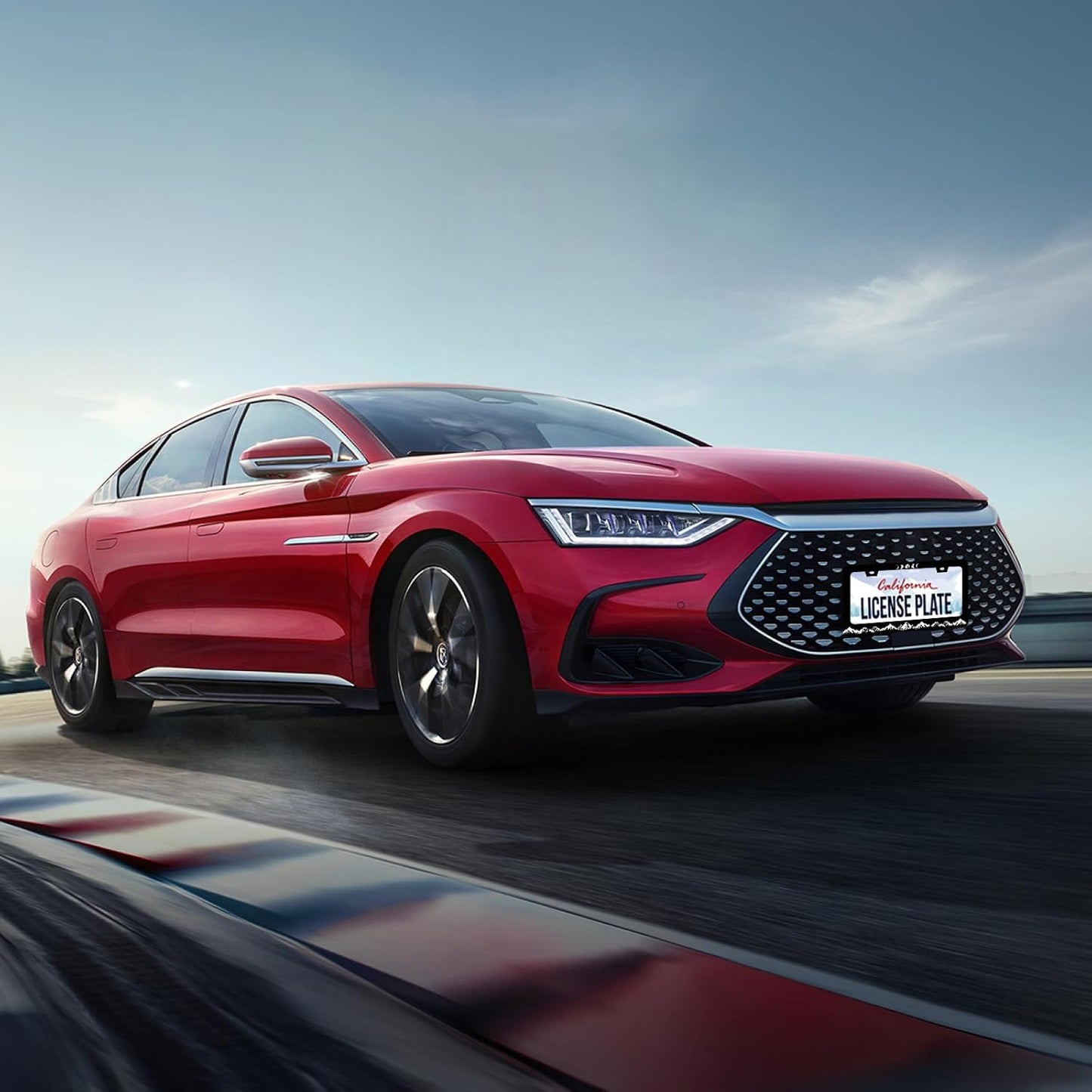 Moon Phase License Plate Frame Mountains Forest License Plate Stainless Steel Funny License Plate Holder for Men Women Universal Black Car Accessories Decoration 12.3" x 6.3"