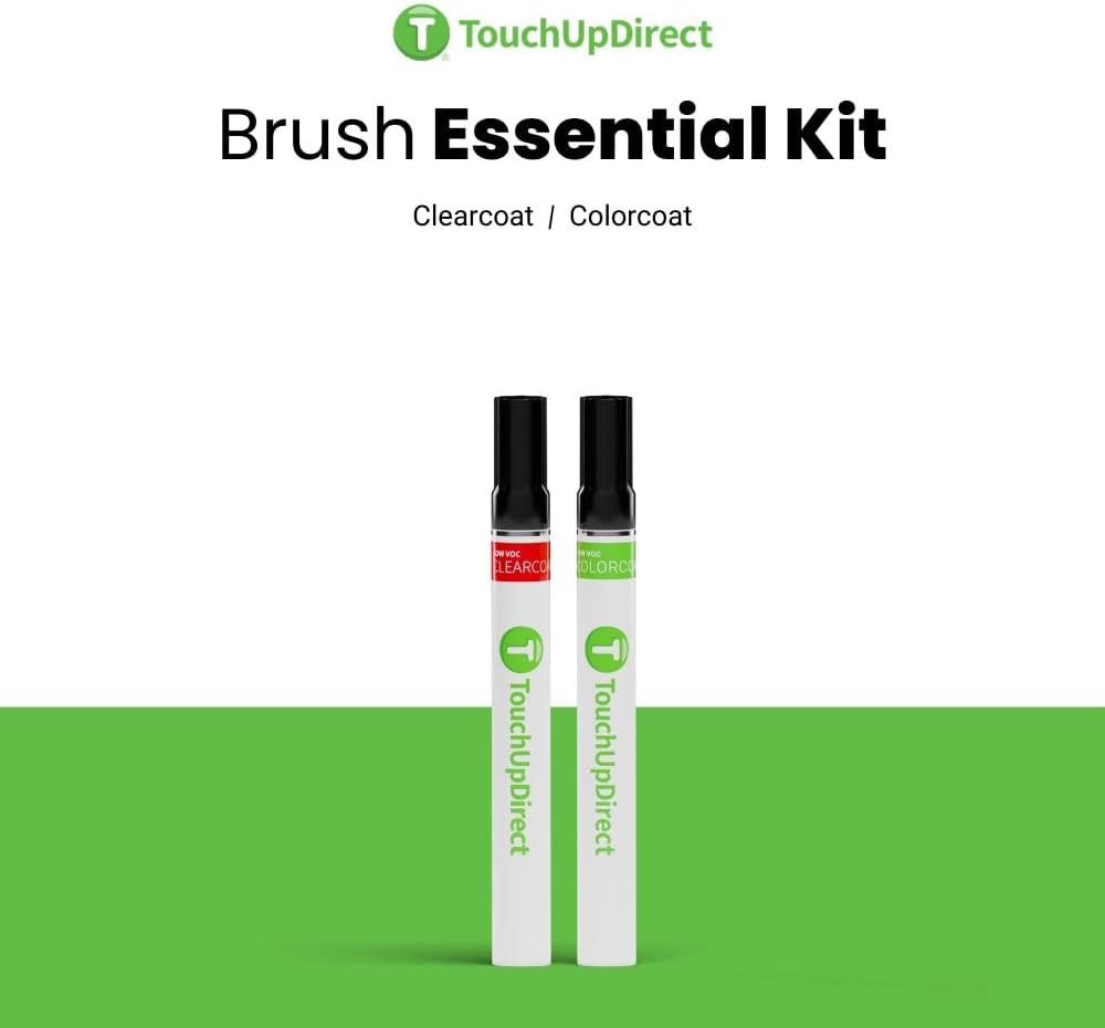 TouchUpDirect 4X7 Brownstone Compatible with Toyota Exact Match Touch Up Paint Brush - Essential Kit