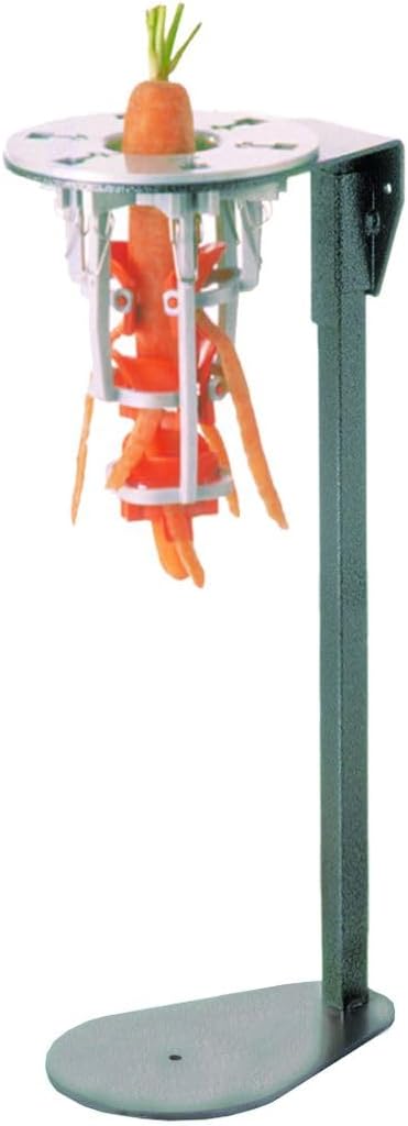 LOUIS TELLIER - Carrots Peeler on Stand - For large carrots up to Ø2.4 in - Stainless Steel Blade - High Efficiency