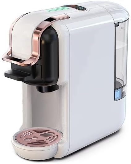 Multi-Capsule Coffee Maker, Hot/Cold Coffee Maker, Milk, ESE Pod Ground Coffee, Cafeteria, 19 Bar, 5 in 1 (Color : H2B WH, Size : CHINA_UK)