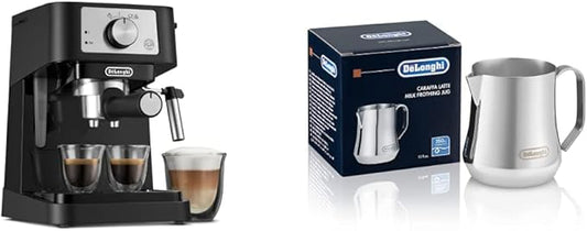 DeLonghi Stainless Steel Milk Frothing Pitcher for DeLonghi Stilosa Manual Espresso Machine