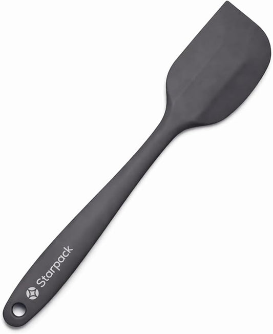 Starpack 'Scrape & Stir' Silicone Spatula (8 Inch) - Heat Resistant Spatula Set 600°F - Food Grade Kitchen Spatulas - Nonstick Baking and Cooking Spatula - LFGB Grade Rubber Spatula Set