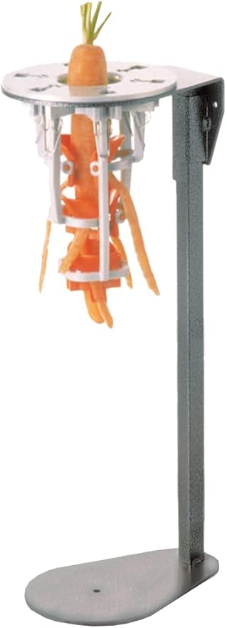 LOUIS TELLIER - Carrots Peeler on Stand - For Carrots up to Ø1.8 in - Stainless Steel Blade and Stand - High Efficiency