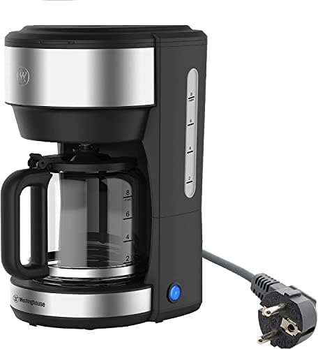 220 volts Coffee Maker with Permanent Filter and Hot Plate - 6 to 10cup - Stainless Steel (NOT FOR USE IN USA)