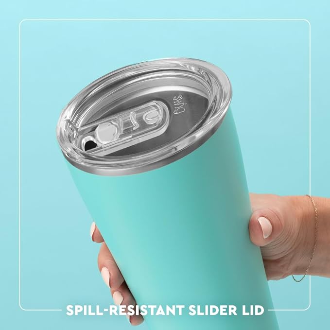 Swig Life 32oz Insulated Tumbler, Travel Coffee Tumbler with Lid, Cup Holder Friendly Travel Coffee Mug, Stainless Steel with Lid (Holly Jolly)