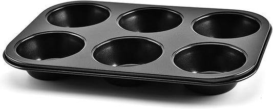 Cast Iron Popover Pan Mini Popover Pan Yorkshire Pudding Tin for Oven Baking, Frittatas, Muffins, Quiches, Pudding Cakes
