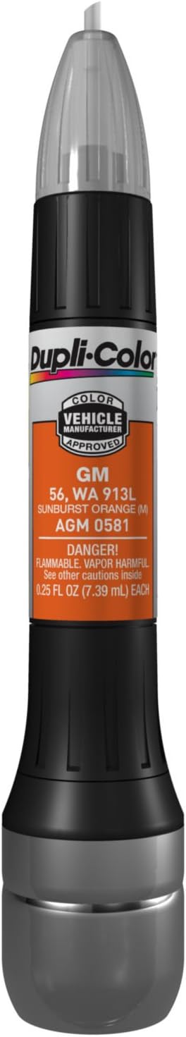 Dupli-Color AGM0581 Scratch Fix All-In-1 Exact-Match Automotive Touch-Up Paint – General Motors Sunburst Orange – 0.25 oz. Paint Pen