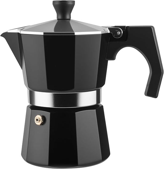 wedrink 3 Cup Stovetop Espresso Maker Aluminium Moka Pot Percolator (150ml)
