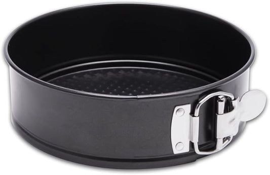 HIWARE 9 Inch Non-stick Cheesecake Pan Springform Pan with Removable Bottom/Leakproof - Black