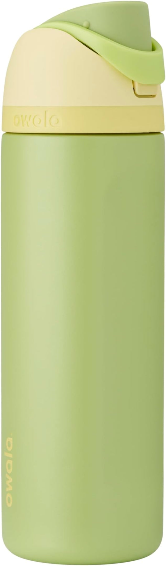 Owala Disney Princess FreeSip Insulated Stainless Steel Water Bottle with Straw for Sports and Travel, BPA-Free Sports Water Bottle, 24 oz, Tiana
