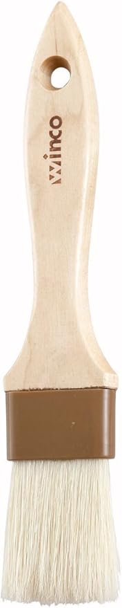Winco Flat Pastry and Basting Brush, 1-1/2-Inch, Set of 4