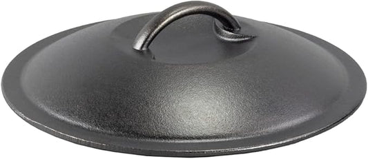 Lodge BOLD Pre-Seasoned Premium Cast Iron Lid - Cast Iron Lid for Skillet, Grill Pan, Griddle, and Dutch Oven - 10 Inch