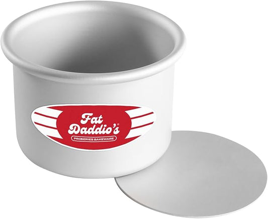 Fat Daddio's PCC-43 Anodized Aluminum Round Cheesecake Pan, 4 x 3 Inch