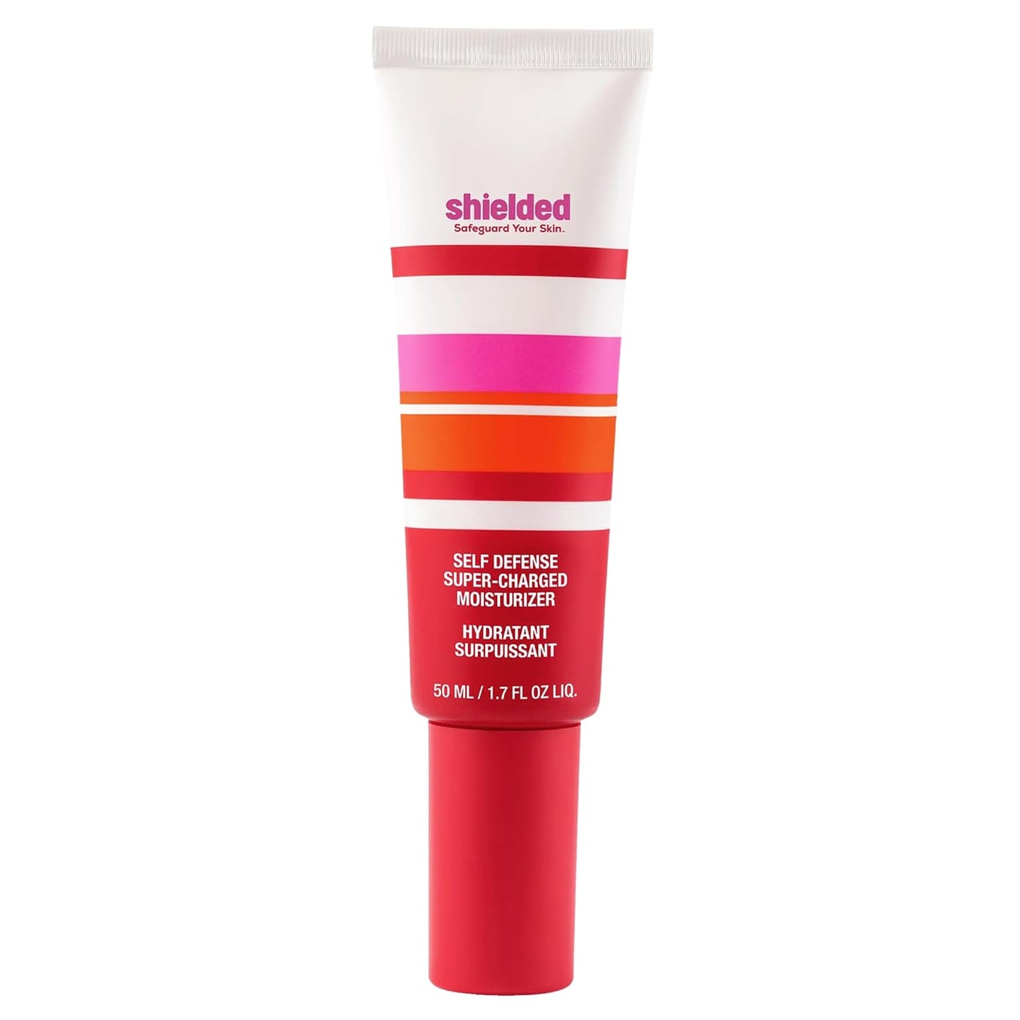 Beauty Self-Defense Super Charged Moisturizer Hydrating Skin-Strengthening Face Cream with Silver Citrate & Hyaluronic Acid, 50ml