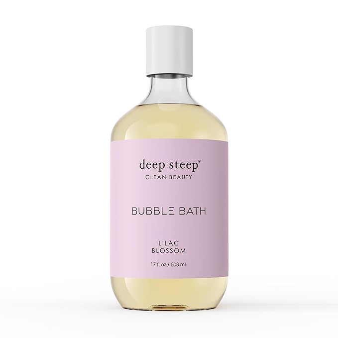 Deep Steep Classic Bubble Bath, Lilac Blossom, 17 Fluid Ounce
