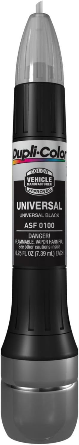 Dupli-Color ASF0100 Scratch Fix All-In-1 Exact-Match Automotive Touch-Up Paint – Universal Black Sealer – 0.25 oz. Paint Pen