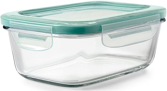 OXO Good Grips 3.5 Cup Smart Seal Airtight Glass Rectangle Food Storage Container