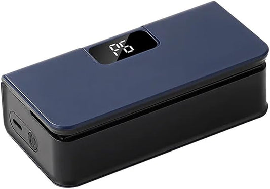 Vacuum Sealer Machine, Plastic Bags Sealer Mini Heat Bag Sealing Machine 2 In 1 Food Packaging Portable for Food(Blue)