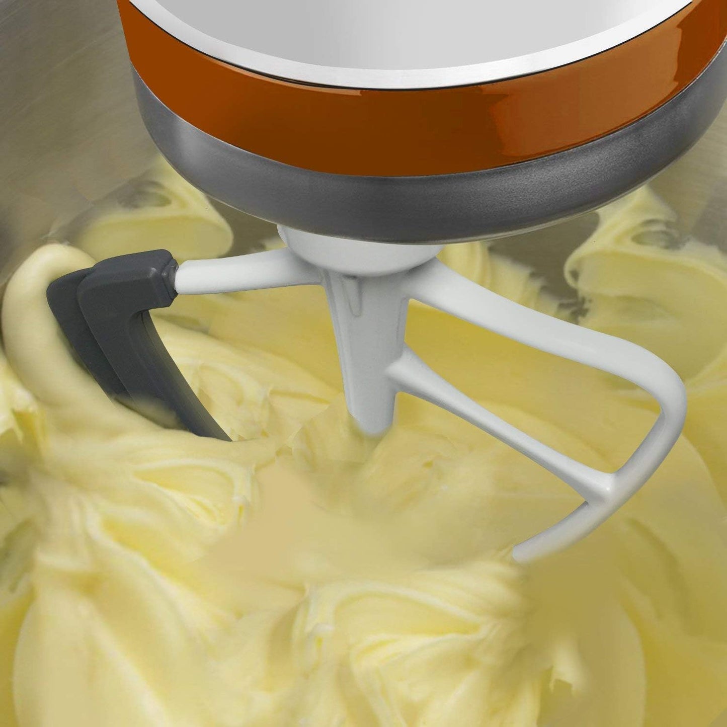 4.5-5 Quart Flex Edge Beater for Tilt-Head Stand Mixers White