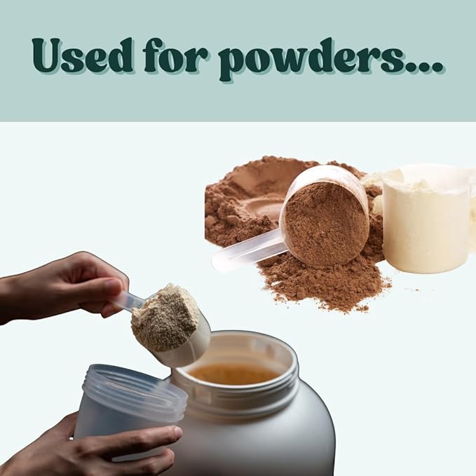 25 mL (5 Teaspoon) Long Handle Scoop for Measuring Coffee, Pet Food, Grains, Protein, Spices and Other Dry Goods (Pack of 100)