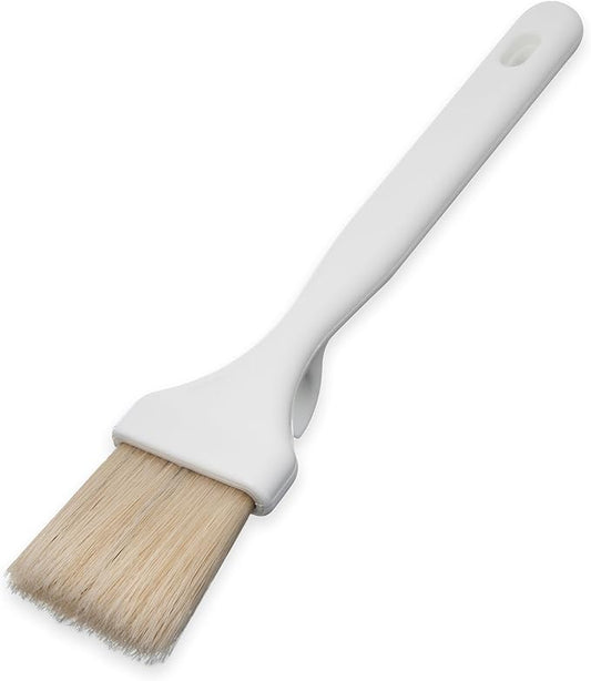 SPARTA 4037800 Meteor Boarhair Pastry Brush, Basting Brush With Built-In Projecting Hook, 2 Inches, Brown