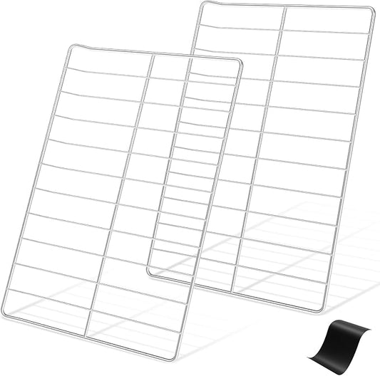 2x Upgraded 25"x15" WPW10550642 Oven Racks Replacement Compatible with Whirlpool Range Oven Shelf Stove Rack W10550642 EAP11756198 EAP11756198 304 Stainless Steel Oven Rack wfg320m0bs3 w/Oven Liner