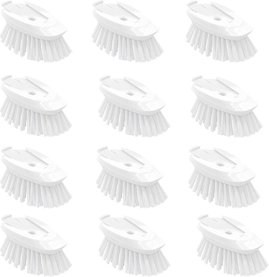 Dish Brush Refills, 12 Pack Dish Brush Replacement Head, Brush Dispenser Refill Fits Soap Dispensing Handle