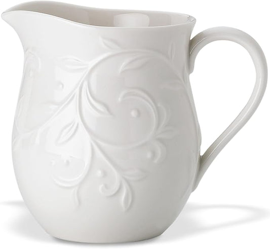 Lenox Opal Innocence Carved Creamer -