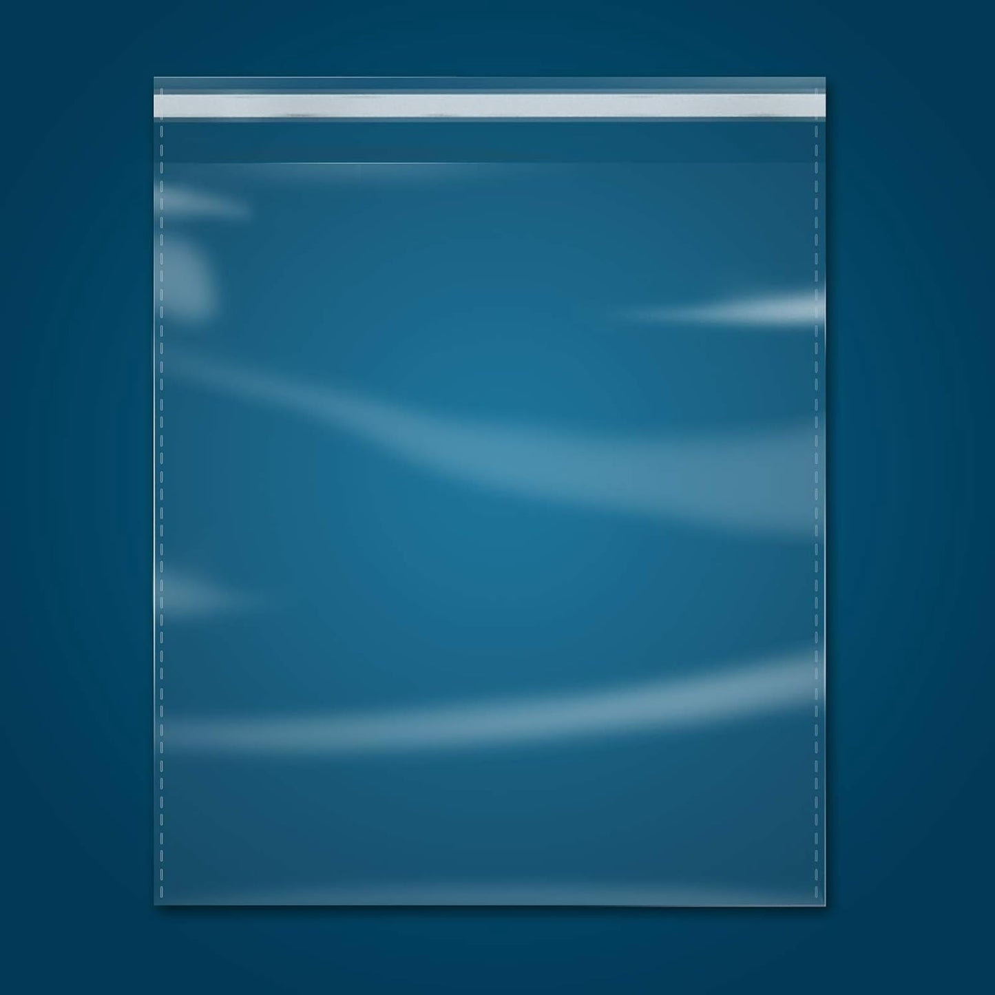 iMailer - 1000 Pack - 9" x 12" Cellophane Bags Self Adhesive - Clear Cello Resealable Plastic Poly Bags for A4, Letter Sized Documents, Plastic Sleeves, Clothing