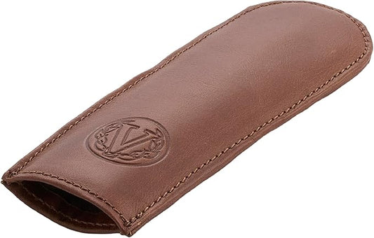 Victoria Leather Handle Cover for Cast Iron Skillets, Heat-Resistant Pan Handle Sleeve, Handmade in Colombia, Large