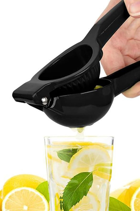 Manual Citrus Juicer Heavy Duty Cast Iron Lemon Squeezer, Orange Juice Press, Handheld Kitchen Tool