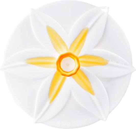 Charles Viancin Silicone Lids - Daffodil Silicone Bowl Covers/Airtight Pan Lid (9 Inch)
