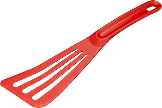 Matfer Bourgeat Exoglass® High Temperature Pelton Spatula, Red