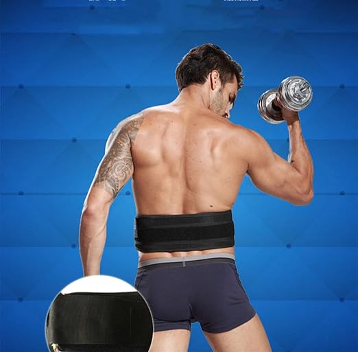 Back Support Lumbar Support Belt Lower Back Brace for Pain Relief Sciatica Herniated Disc Scoliosis Posture Correction Adjustable Mesh Support Straps for Men Women Fitness Waist Protection (Black, M)