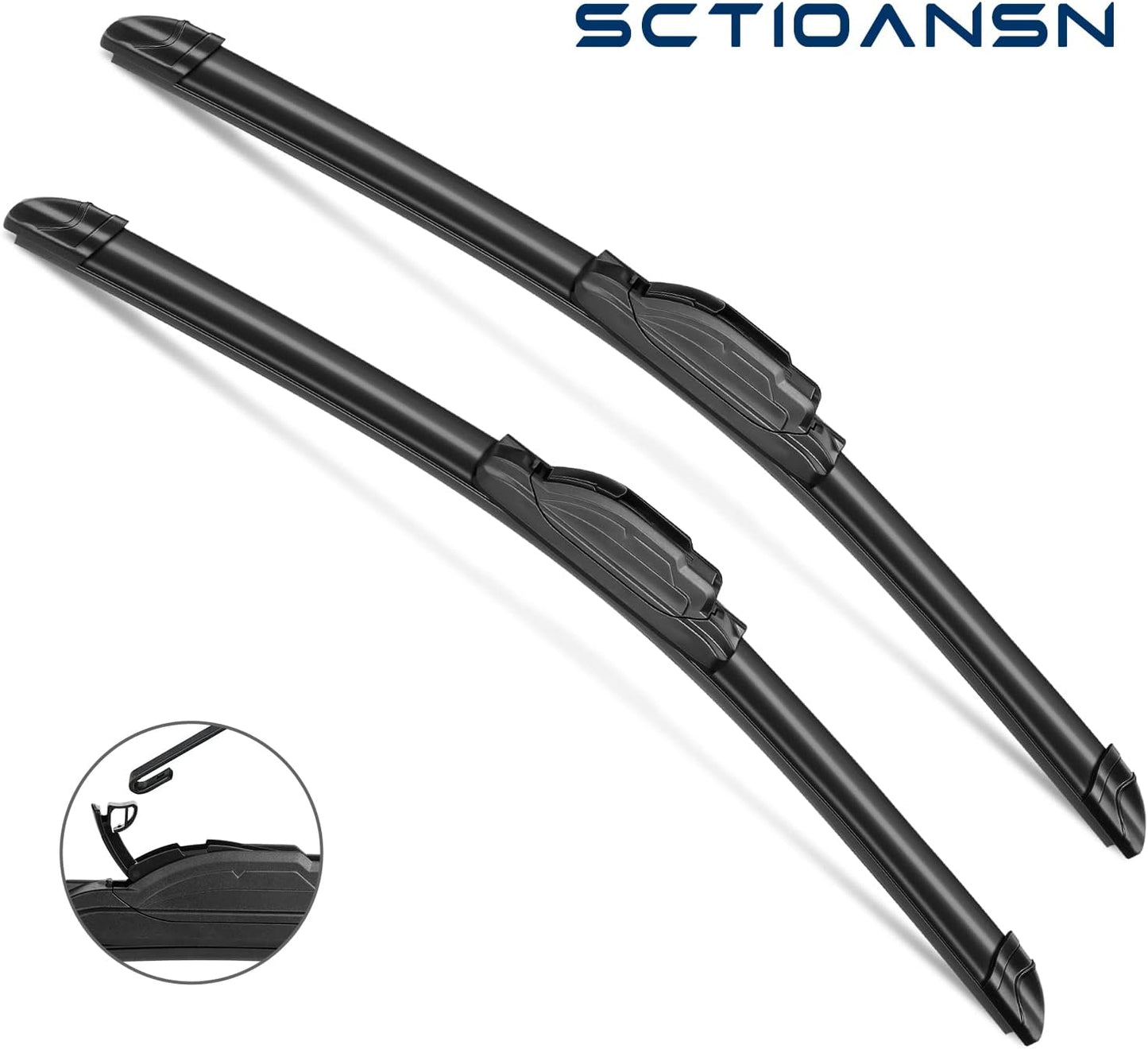 3Pcs Windshield Wiper Blades for Toyota Prius C 2012 2013 2014 2015 2016 2017 2018 2019, Original Equipment Automotive Replacement Windshield Wiper Blades for My Car- 28"/14"/8A" (Pack of 3) J- HOOK