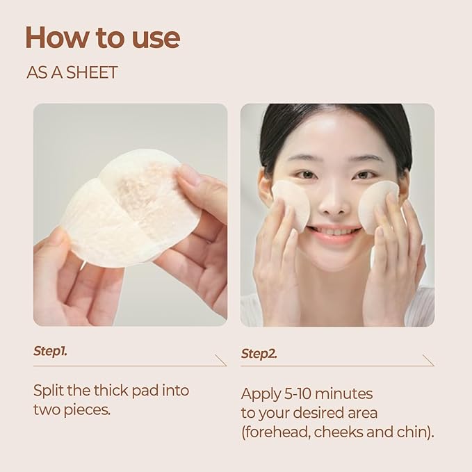 SKINFOOD Acorn Pore Peptide Toner Pad, Korean Skincare Facial Toner, Pore Tightening, Elasticity, Skin Texture Improvement, Firming Up Sagging Skin 8.81 oz (60 Pads)