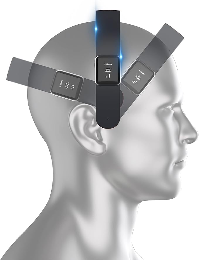 Master Massage H1 Deluxe Hair Scalp Massager - 11 Fingers Electric Head Massager for Deep Relaxation, Stress Relief, Hair Stimulation. Stylish, Compact, Lightweight Hairband Design.