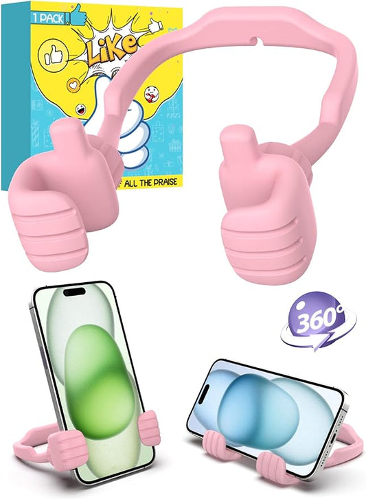 Cell Phone Stand Thumbs Up Lazy Phone Stand - Phone Holder 2025 College Graduation Gifts for Her Him Cellphone iPhone Stand for Desk Birthday Gifts for Teens Girls Boys Adults Women Men Wife