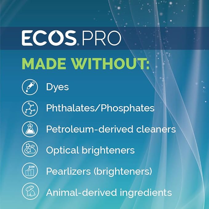 ECOS PRO Hand Soap Refill | Hypoallergenic | Readily Biodegradable Formula | With Vitamin E & Antioxidants | Made In The USA | Orange Blossom 1 GALLON/ 128 Fl Oz (Pack of 4)