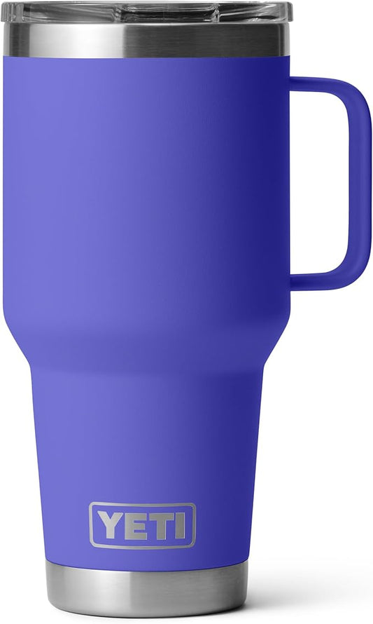 YETI Rambler 30 oz Travel Mug, Stainless Steel, Vacuum Insulated with Stronghold Lid