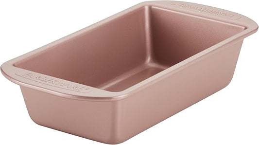 Farberware Nonstick Bakeware Meatloaf/Nonstick Baking Loaf Pan - 9 Inch x 5 Inch, Rose Gold