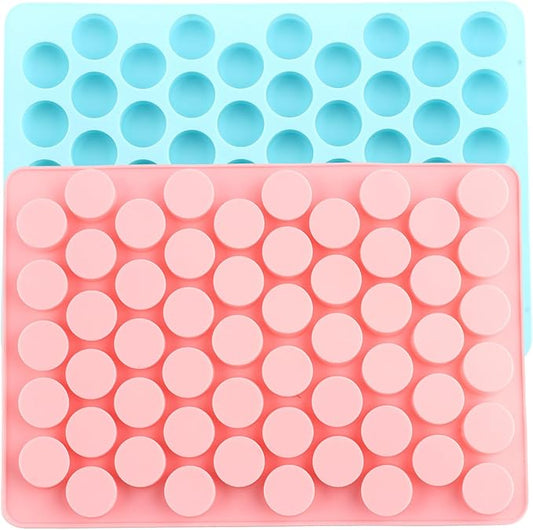 2PCS Round Silicone Candy Molds Mint Column Mold For Hard Candy Gummy Caramels