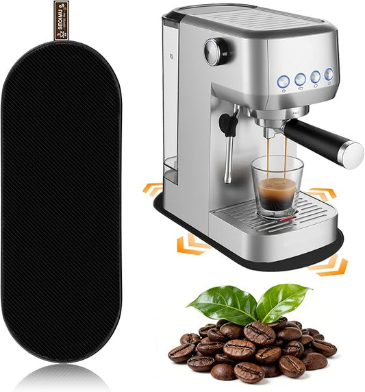 Sliding Mat for CASABREWS 3700 Essential Espresso Machine, Smooth Glide with Anti-Slip Base, with Hanging Strap, Clean Easily, Protects Kitchen Countertop, Sturdy Pad for CASABREWS 3700