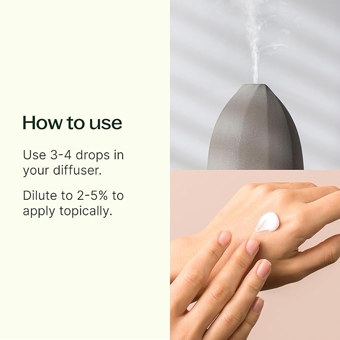 Plant Therapy Organic Bergamot Essential Oil 10 mL (1/3 oz) 100% Pure, Undiluted, Therapeutic Grade