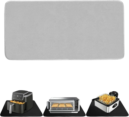 15x35in Heat Proof Mat, Long Countertop Heat Protector Hot Pads, Mat for Under Coffee Maker and Air Fryer
