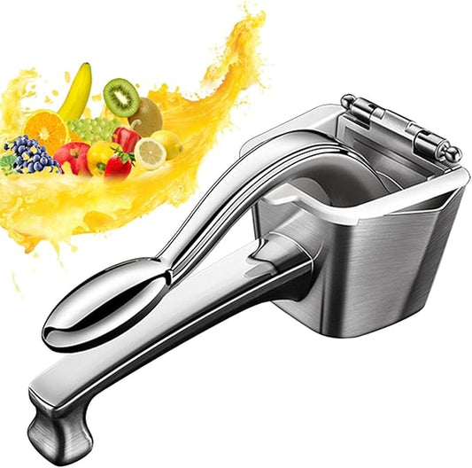 Handheld Lemon Squeezer - Stainless Steel Large Capacity Professional Lemonade Maker,Hand Lemon Juice Presser Extractor,for Limes Citrus Oranges Fruits Pomegranates