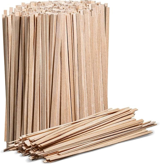 1000 Wooden Coffee Stirrer by Prestee - Disposable 5.5 inches Long Wooden Stir Sticks for Coffee and Cocktails - Smooth, Splinter-Free Beverage Mixers - Ideal for Cafe, Bars and Drink Stations