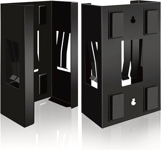 C&T 2 Piece Magnetic Glove Box Holder, Tissue Dispenser, Holds Boxes of Gloves, Towels, Wipes and Tissues,Suitable for Wall mounting, toolboxes, garages, workshops, Offices and Kitchens