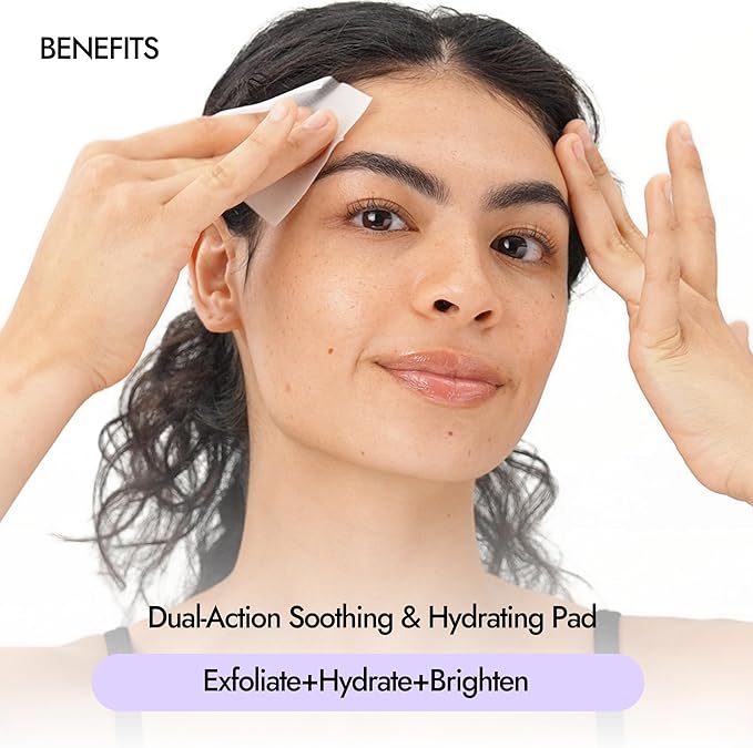 Epielle Balancing Toner Pads 5 Packs Individually Wrapped, Calming & Hydrating Irritated, Sensitive Skin with CICA & Salicylic Acid, Cotton Gauze & Glutathione Jelly, Korean Skin Care (15 Toner Pads)